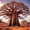 Huge Boab Tree Paint By Numbers