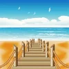 Illustration Easy Boardwalk Paint By Numbers