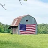 Barn With American Flag Paint By Numbers