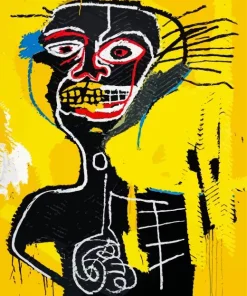 Basquiat Cabeza Witch Paint By Numbers