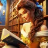 Belle Reading Paint By Numbers