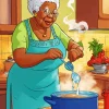 Black Grandma Paint By Numbers