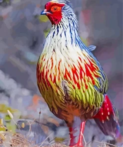 Blood Pheasant Paint By Numbers