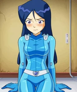 Blue Totally Spies Paint By Numbers