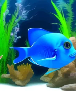 Tropical Fish Underwater Paint By Numbers