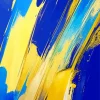 Blue Yellow Art Paint By Numbers