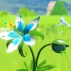 Blue Zelda Flower Paint By Numbers