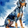 Bluetick Coonhound Paint By Numbers