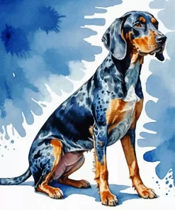Bluetick Coonhound Paint By Numbers