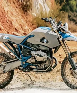 Bmw Motocross Paint By Numbers