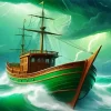 Boat In Storm Paint By Numbers