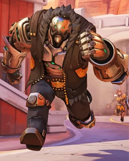 bob from overwatch paint by number Bob From Overwatch Paint By Numbers
