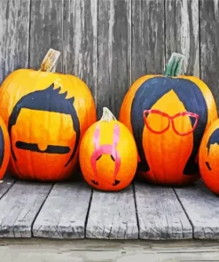 Bobs Burgers Pumpkin Paint By Numbers