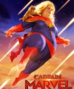 Fat Super Hero Paint By Numbers