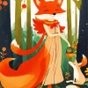 Fox Woman Paint By Numbers