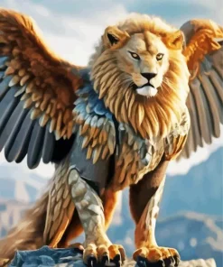 Griffin Lion Paint By Numbers