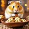 Hamster Eating Paint By Numbers
