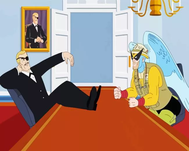 harvey birdman paint by numbers Harvey Birdman Paint By Numbers