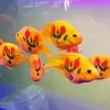 Heart Parrot fishes Paint By Numbers
