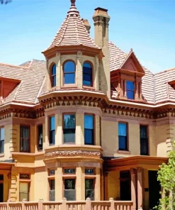 Henry Overholser Mansion Paint By Numbers