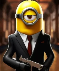 Hitman Minion Paint By Numbers