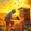 Honey Bee Hive Paint By Numbers