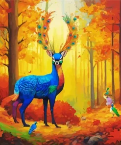 Magical Guardian Deer Paint By Numbers