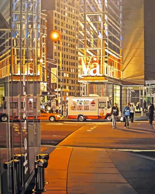 richard estes paint by numbers Famous Richard Estes Paint By Numbers