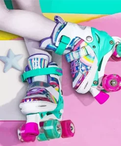 Roller Skates Paint By Numbers