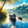 Row Boat Paint By Numbers
