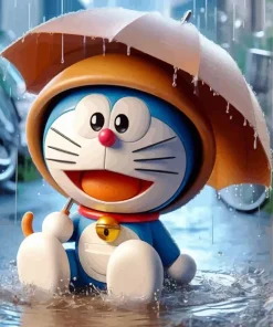 Aesthetic Doraemon Art Paint By Numbers