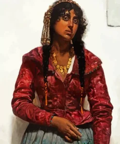 Beautiful Gypsy Woman Paint By Numbers