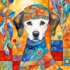 Abstract Dog Art Paint By Numbers