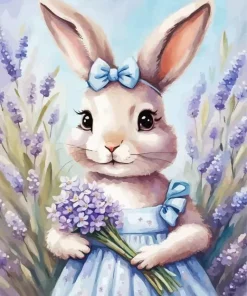 Adorable Bunny Paint By Numbers