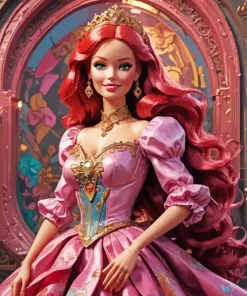 Aesthetic Barbie Paint By Numbers