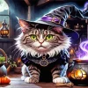 Black Cat Art Paint By Numbers