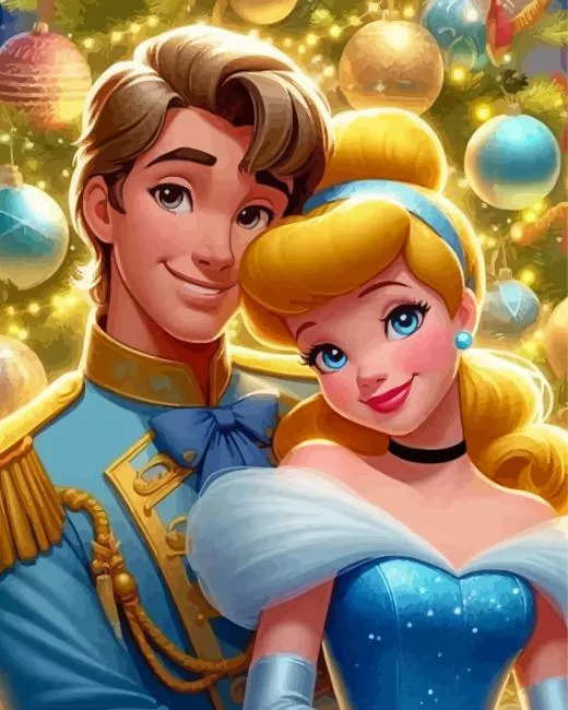 aesthetic disneyland couple art Diamond Paints Disneyland Couple Art Paint By Numbers