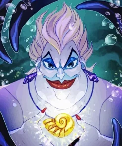 Disneyland Ursula Art Paint By Numbers