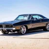 Dodge Charger 69 Black Paint By Numbers