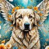 Dog Angel Animal Paint By Numbers