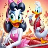Donald And Daisy Duck Paint By Numbers