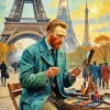 Eiffel Tower Van Gogh Paint By Numbers