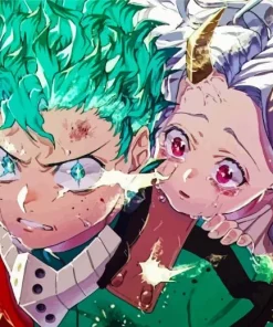 Eri And Deku Art Paint By Numbers