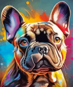 Cool French Bulldog Art Paint By Numbers