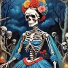 Frida Kahlo Skull Paint By Numbers