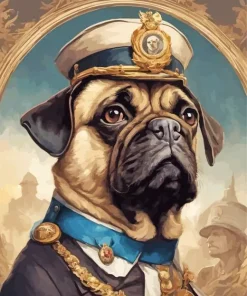 General Dog Art Paint By Numbers