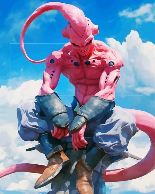 aesthetic majin buu art paint by numbers Majin Buu Art Paint By Numbers