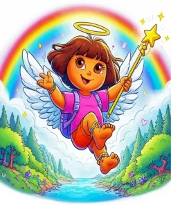 Angel Dora Art Paint By Numbers
