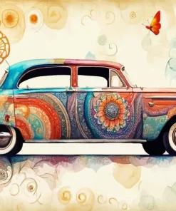 Bohemian Car Paint By Numbers
