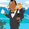 Bojack Horseman In Suit Paint By Numbers